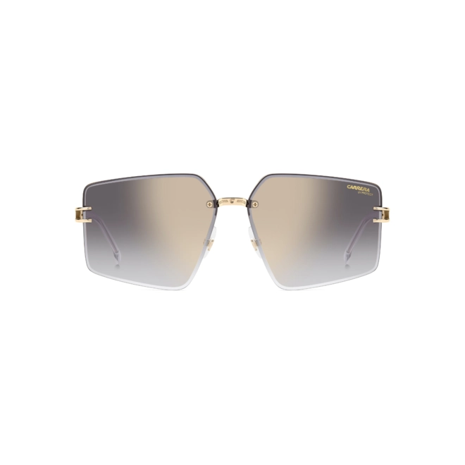 Óculos de Sol CARRERA 1074/S 2F7 63FQ S Metal Dourado com lentes na cor Cinza e Dourado Degradê Espelhado 2