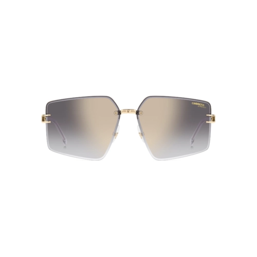 Óculos de Sol CARRERA 1074/S 2F7 63FQ S Metal Dourado com lentes na cor Cinza e Dourado Degradê Espelhado