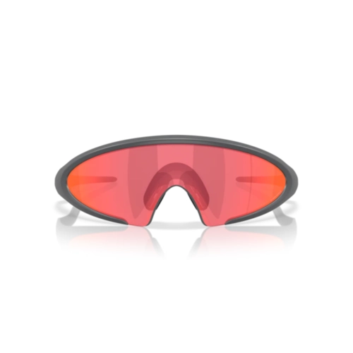 Óculos de Sol Oakley 0OO9490 94900540 Acetato Cinza Fosco com lentes na cor Vermelho Prizm