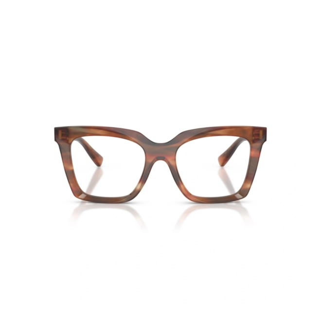 Óculos de Grau Dolce & Gabbana 0DG3417 3221 54 Acetato Marrom Listrado 2