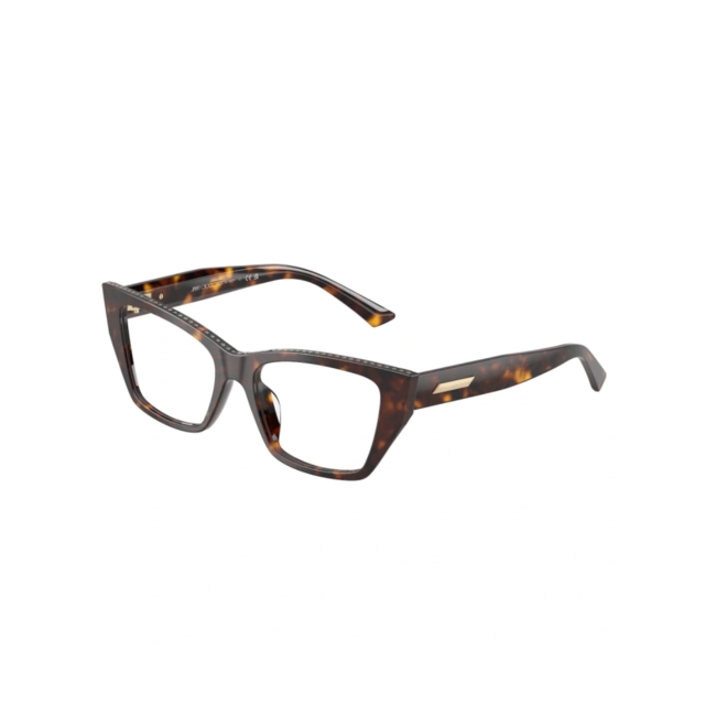Óculos de Grau Jimmy Choo 0JC3031BU 5002 53 Acetato Marrom Mesclado 1
