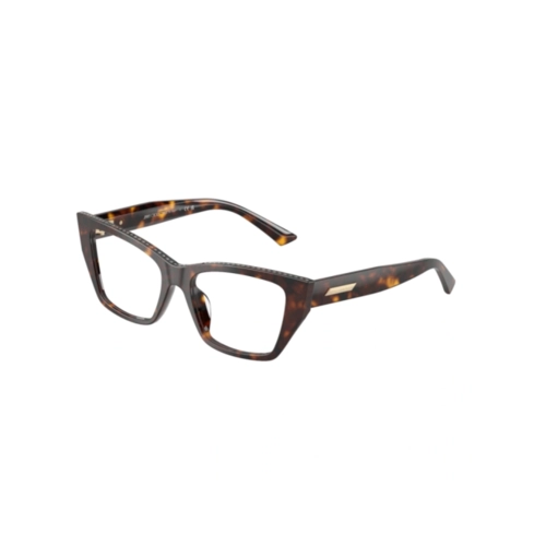 Óculos de Grau Jimmy Choo 0JC3031BU 5002 53 Acetato Marrom Mesclado