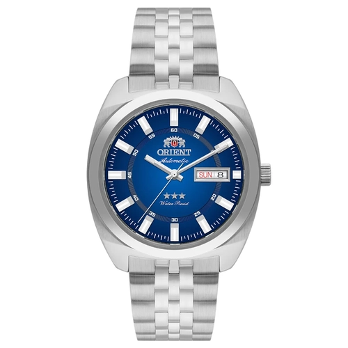 Relógio Orient Automático Heritage 3 Estrelas Masculino - YN6SS005 D1SX Azul