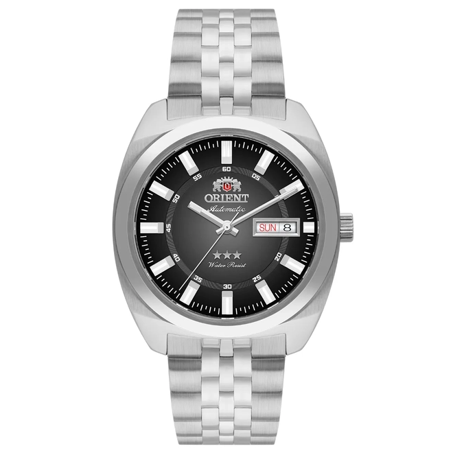 Relógio Orient Automático Heritage 3 Estrelas Masculino - YN6SS005 P1SX Preto 1