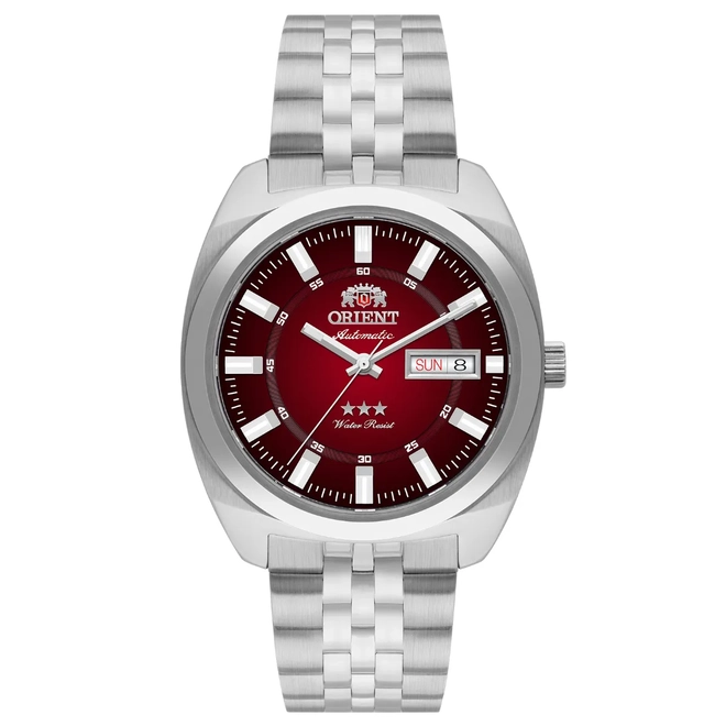 Relógio Orient Automático Heritage 3 Estrelas Masculino - YN6SS005 W1SX Vermelho 1
