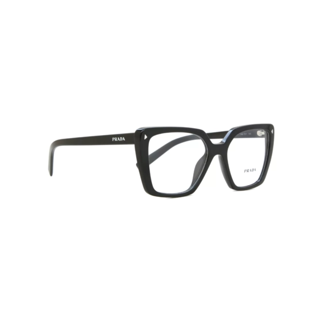 Óculos de Grau Prada 0PR 16ZV 1AB1O153 Acetato Preto 3