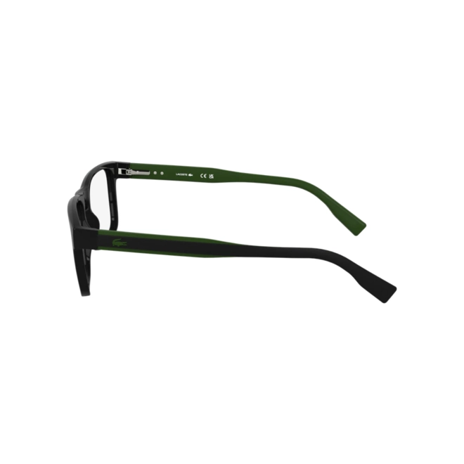 Óculos de Grau Lacoste L2972 001 54 Biopoliamida Preto e Verde 4