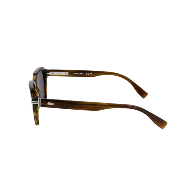 Óculos de Sol Lacoste L6046S 275 52 Acetato Marrom Mesclado com lentes na cor Fumê 4