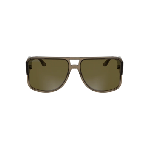Óculos de Sol Lacoste L6056S 210 59 Acetato Marrom Transparente com lentes na cor Marrom