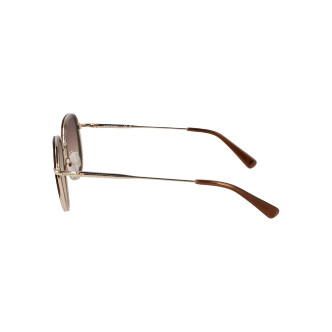 Óculos de Sol Longchamp LO176S 727 52 Metal Dourado com lentes na cor Marrom Degradê 4