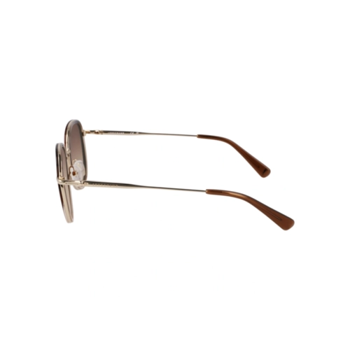Óculos de Sol Longchamp LO176S 727 52 Metal Dourado com lentes na cor Marrom Degradê