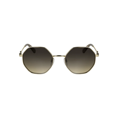 Óculos de Sol Longchamp LO179S 727 52 Metal Cinza com lentes na cor Cinza Degradê