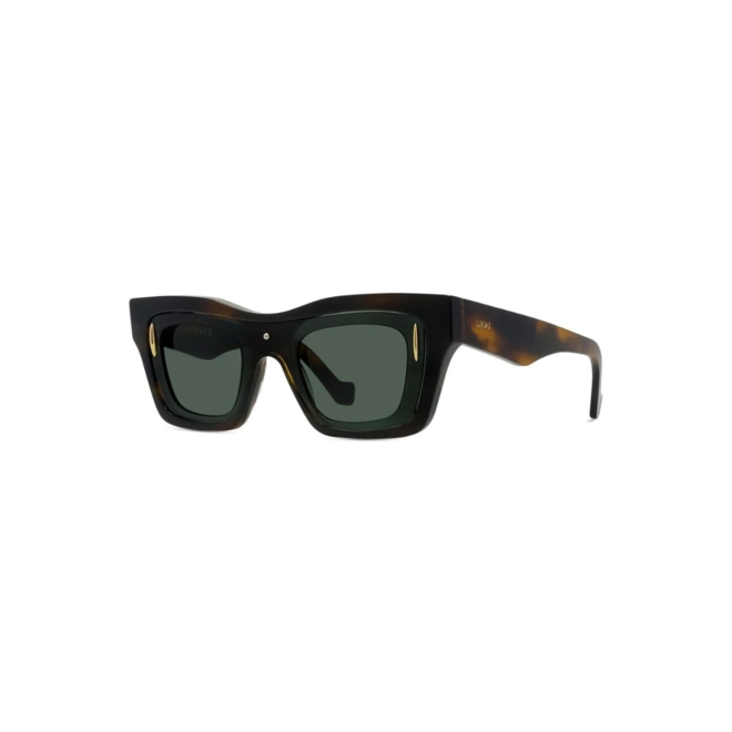 Óculos de Sol Loewe LW40169I_5452N Acetato Marrom Mesclado com lentes na cor Verde 1