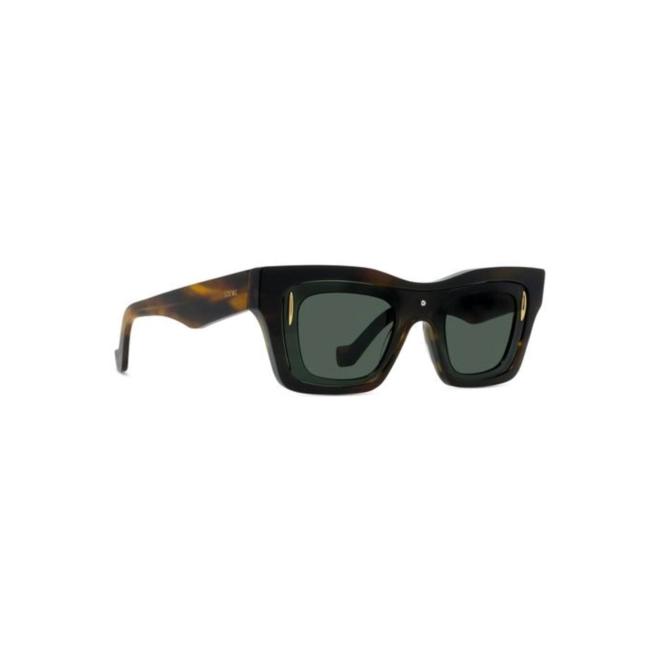 Óculos de Sol Loewe LW40169I_5452N Acetato Marrom Mesclado com lentes na cor Verde 3