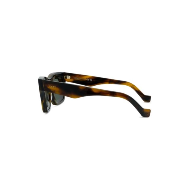 Óculos de Sol Loewe LW40169I_5452N Acetato Marrom Mesclado com lentes na cor Verde 4