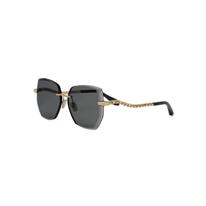Óculos de Sol Bvlgari BV40045U_5932A Metal Dourado com lentes na cor Cinza 1