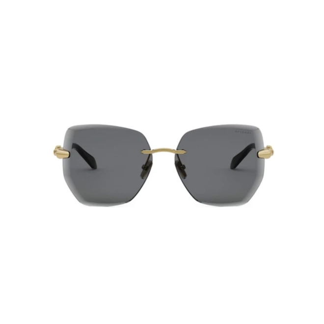 Óculos de Sol Bvlgari BV40045U_5932A Metal Dourado com lentes na cor Cinza 2