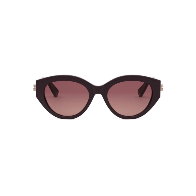 Óculos de Sol Bvlgari BV40046I_5381T Acetato Bordô com lentes na cor Bordô 2