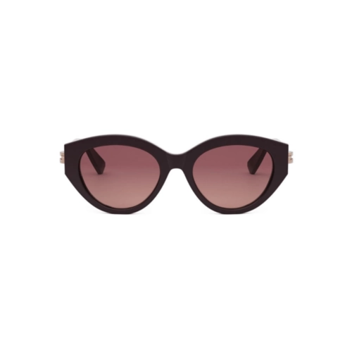 Óculos de Sol Bvlgari BV40046I_5381T Acetato Bordô com lentes na cor Bordô