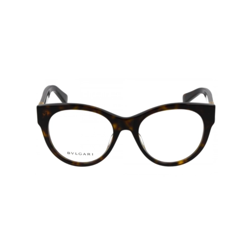 Óculos de Grau Bvlgari BV50048I_52052 Acetato Marrom Mesclado