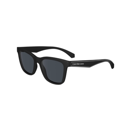Óculos de Sol Calvin Klein Jeans Kids CKJ24301S 4816001 Acetato Preto com lentes na cor Cinza