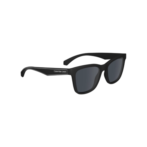 Óculos de Sol Calvin Klein Jeans Kids CKJ24301S 4816001 Acetato Preto com lentes na cor Cinza