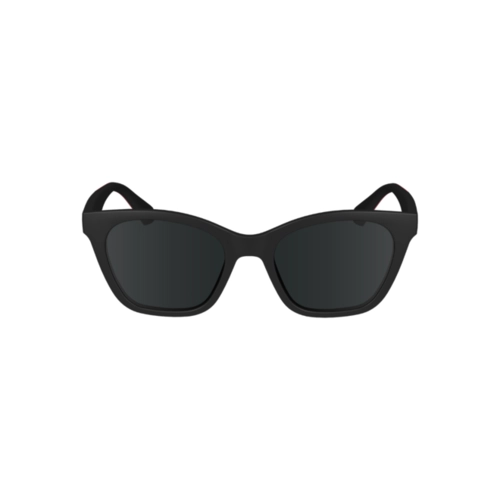 Óculos de Sol Juvenil Calvin Klein Jeans Kids CKJ24303S 4717001 Acetato Preto e Rosa com lentes na cor Cinza