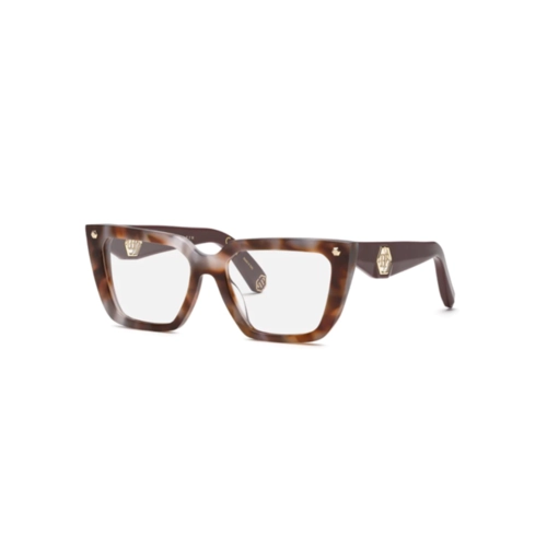 Óculos de Grau Philipp Plein VPP191 5503KA Acetato Marrom Mesclado