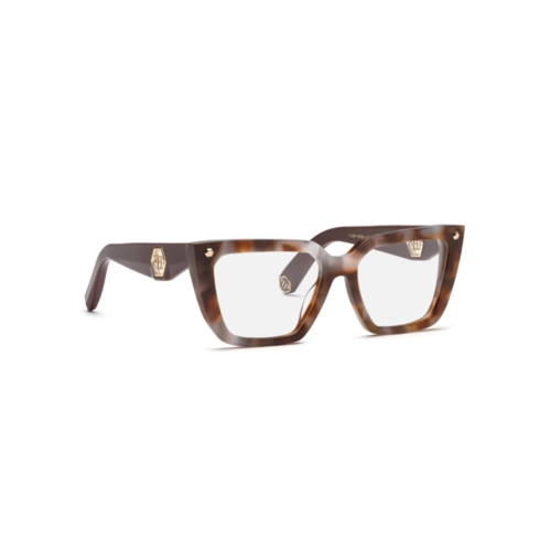Óculos de Grau Philipp Plein VPP191 5503KA Acetato Marrom Mesclado