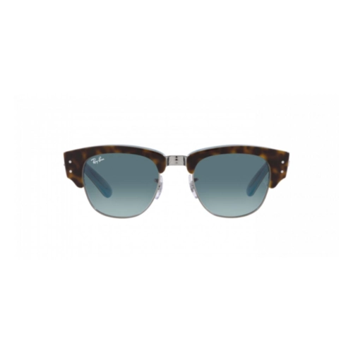 Óculos de Sol Ray-Ban Mega Clubmaster 0RB0316S 13163M53 Propianato Marrom Mesclado com lentes na cor Azul Degradê