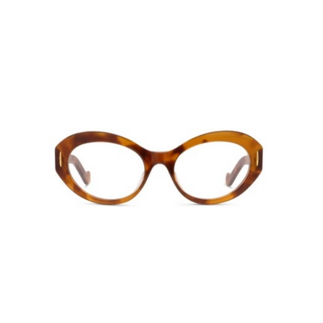 Óculos de Grau Loewe LW50058I_52053 Acetato Marrom Mesclado Transparente 2