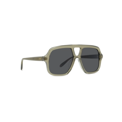 Óculos de Sol Loewe LW40161U_5496A Acetato Verde com lentes na cor Cinza