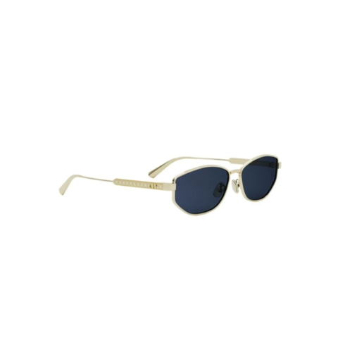 Óculos de Sol Christian Dior DiorCannage B1U CD40189U_5710V Metal Dourado com lentes na cor Azul