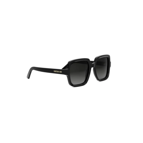 Óculos de Sol Christian Dior DiorMidNight S4 CD40190I_5401B Acetato Preto com lentes na cor Cinza