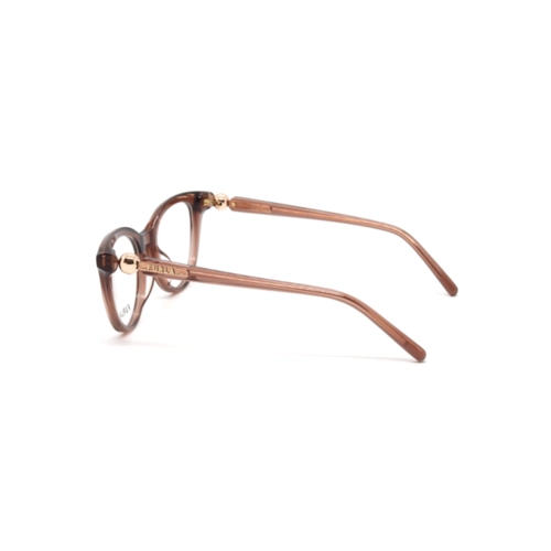 Óculos de Grau Furla VFU877 510G73 Acetato Marrom Transparente