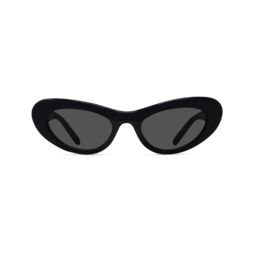 Óculos de Sol Loewe LW40156U_5201A Acetato Preto com lentes na cor Cinza