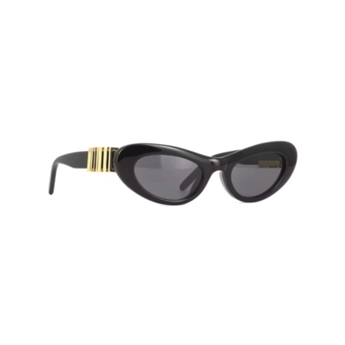 Óculos de Sol Loewe LW40156U_5201A Acetato Preto com lentes na cor Cinza