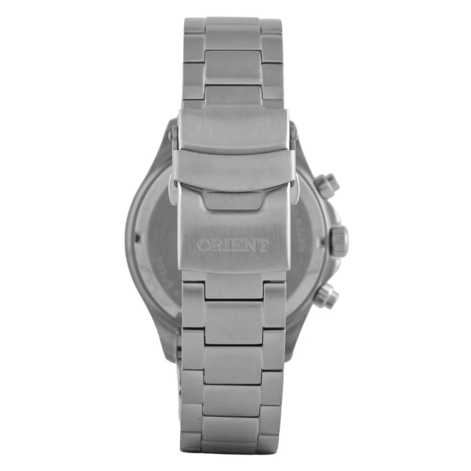 Relógio Orient Solartech Elite Land Cronógrafo Masculino - MBSSC290 T2SX Bege 3