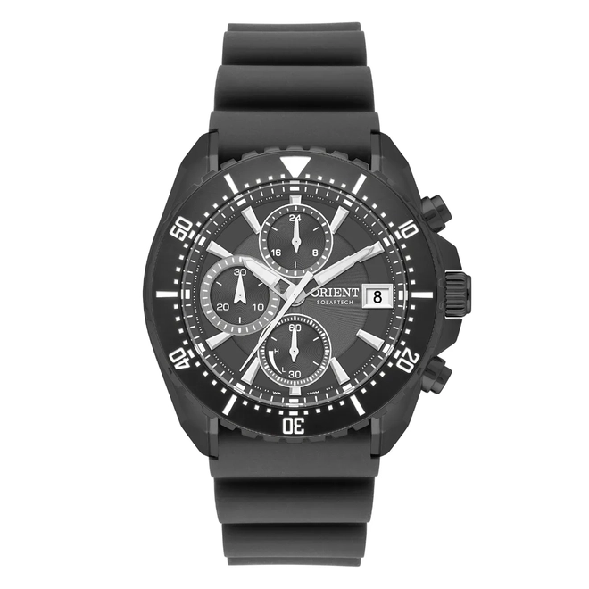 Relógio Orient Neo Sports Solartech Cronógrafo - MYSPC008 G1PX Preto 1