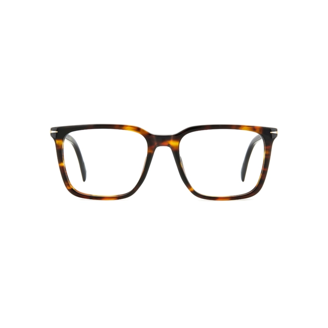 Óculos de Grau David Beckham DB 1134 EX4 5538 R Acetato Marrom Mesclado 2