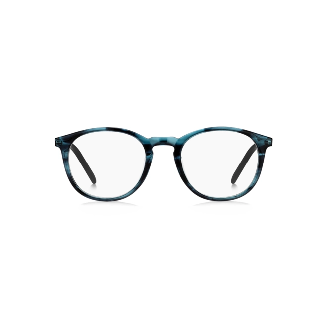 Óculos de Grau Hugo Boss HG 1017 AVS 4921 R Acetato Azul Listrado 2