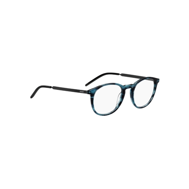 Óculos de Grau Hugo Boss HG 1017 AVS 4921 R Acetato Azul Listrado 3