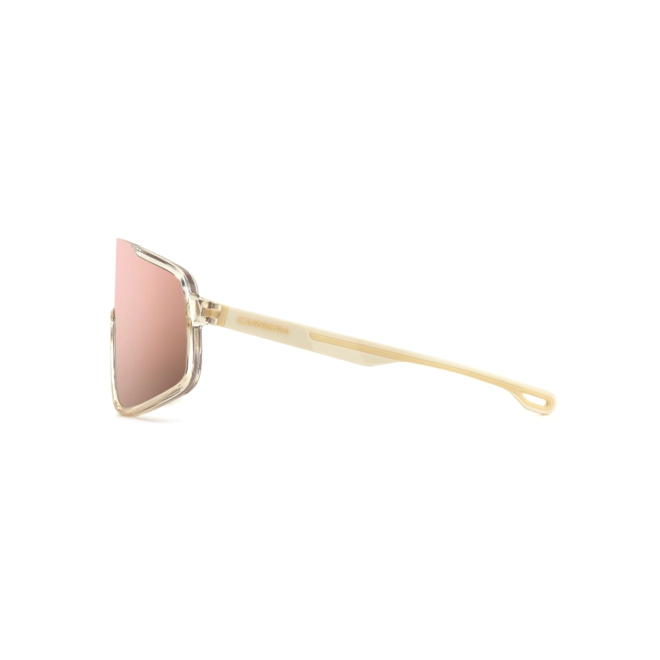 Óculos de Sol CARRERA 4017/S 2T3 990J S Poliamida Bege com lentes na cor Rosa Espelhado 4