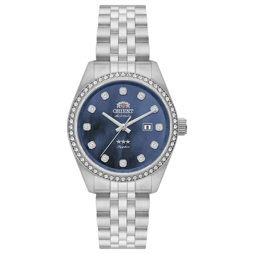 Relógio Orient Automático 3 Estrelas Feminino - NH5SS001 D1SX Azul
