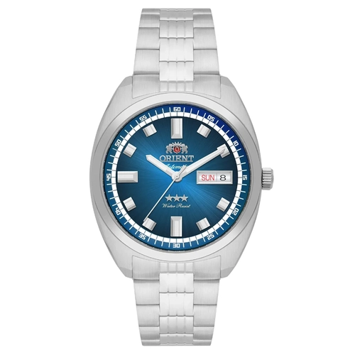 Relógio Orient Automático Heritage 3 Estrelas - YN6SS004 D1SX Azul