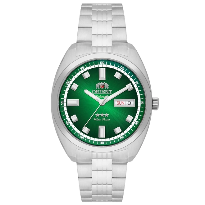 Relógio Orient Automático Heritage 3 Estrelas - YN6SS004 E1SX Verde 1