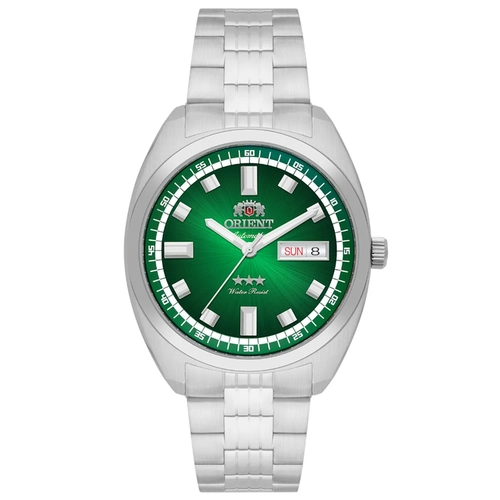 Relógio Orient Automático Heritage 3 Estrelas - YN6SS004 E1SX Verde