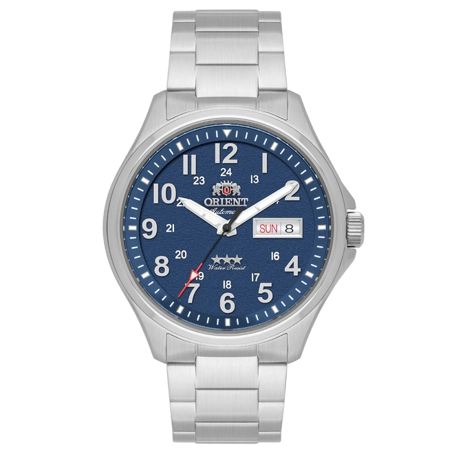 Relógio Orient Sport Land 3 Estrelas Automático - YN6SS007 D2SX Azul 1