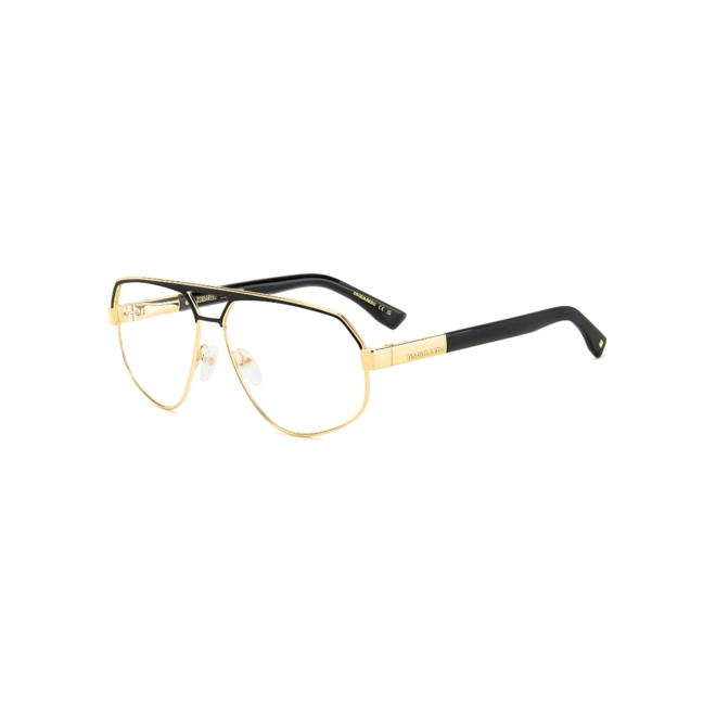 Óculos de Grau Dsquared2 D2 0121 RHL 6014 Metal Dourado e Preto 1