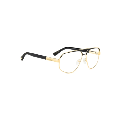 Óculos de Grau Dsquared2 D2 0121 RHL 6014 Metal Dourado e Preto